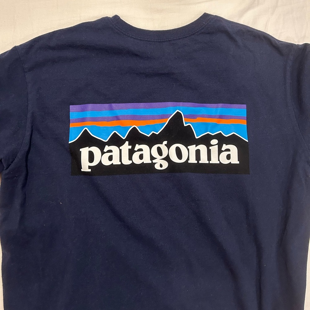 Navy Patagonia tee
